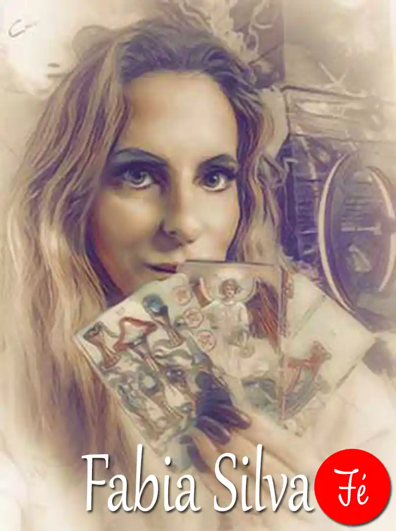 Dra. Fabia Silva, vidente e médium, oferecendo consulta de Tarot.