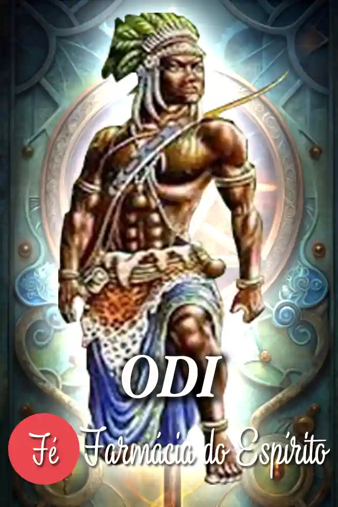 Image of Odu ODI with Omolu and Exu representing strength and achievements